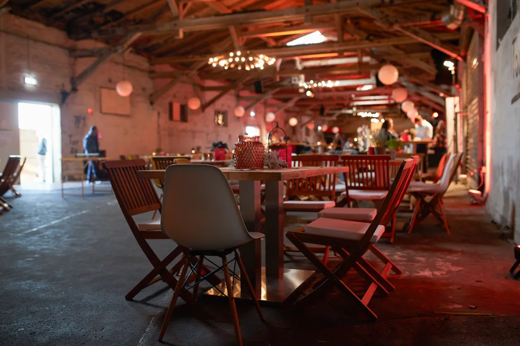 Ein Ambienetefoto von einer Weihnachtsfeier in Erfurt